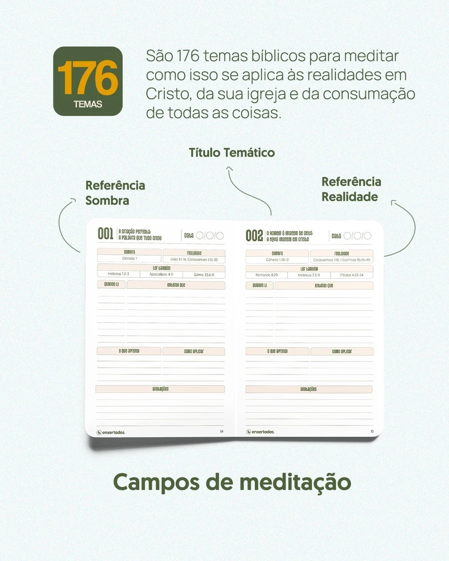 Sombra das Coisas Futuras: Planner Bíblico — imagem 3