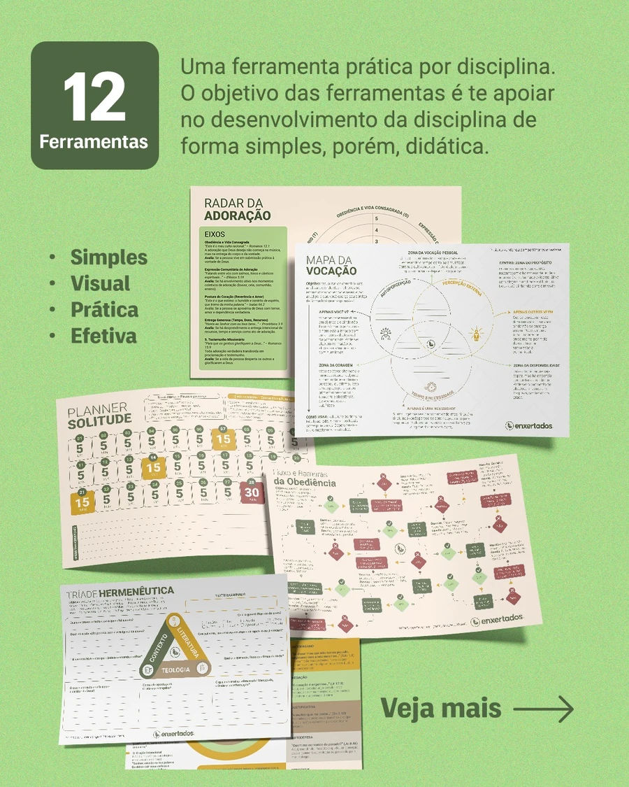 Disciplinas Espirituais: Guia Devocional + Caderno de Ferramentas — imagem 3