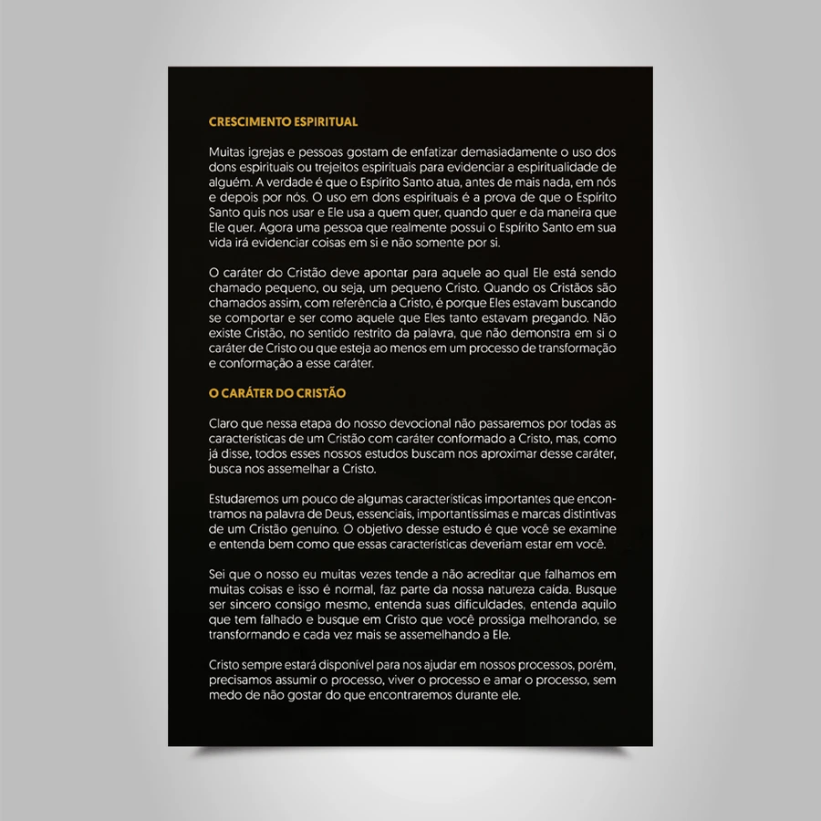 Caderno Devocional: Conformado a Cristo — imagem 3
