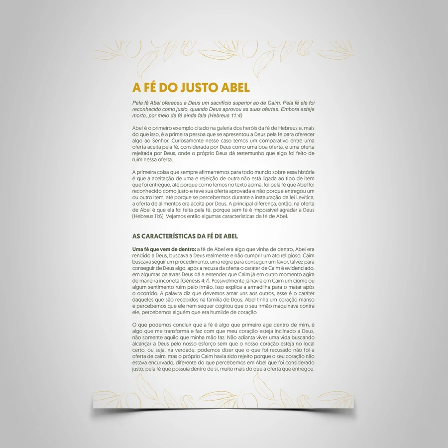 Análise sobre a Fé dos Heróis de Hebreus — imagem 3