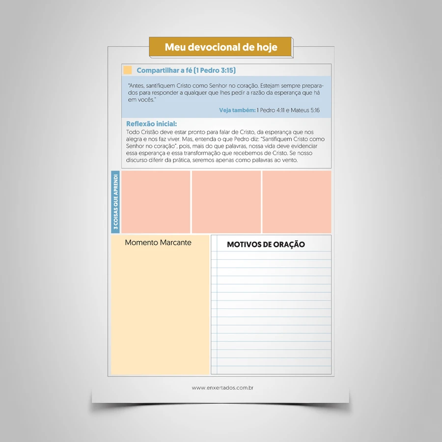 Caderno Devocional: Crescimento Espiritual — imagem 2