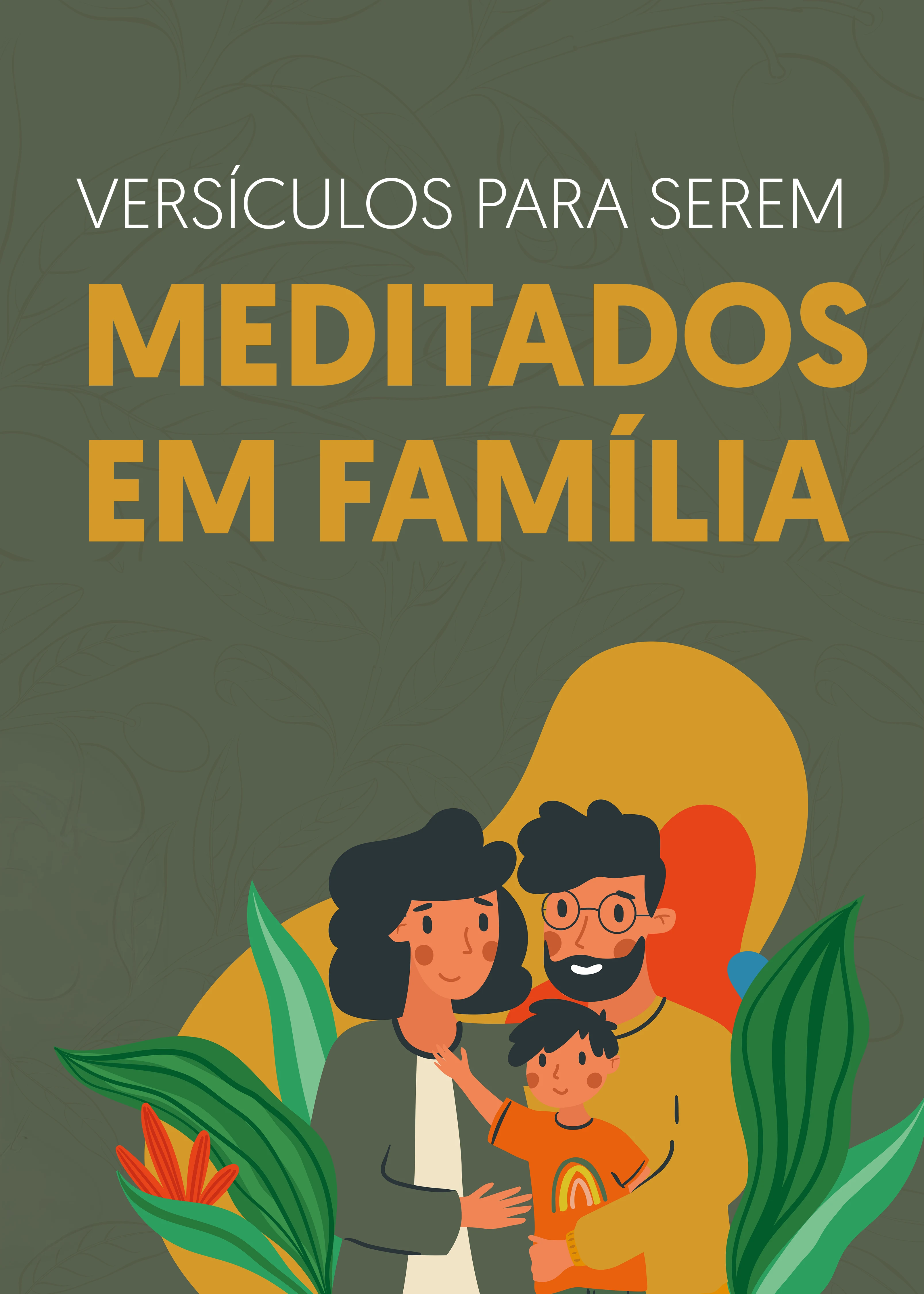 Versículos para Meditação em Família: Folheto